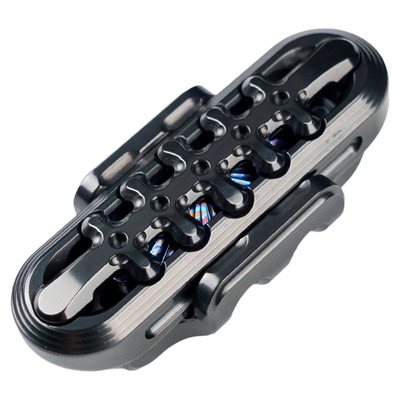 玩吾乐志玩钢骨复合推牌EDC玩具