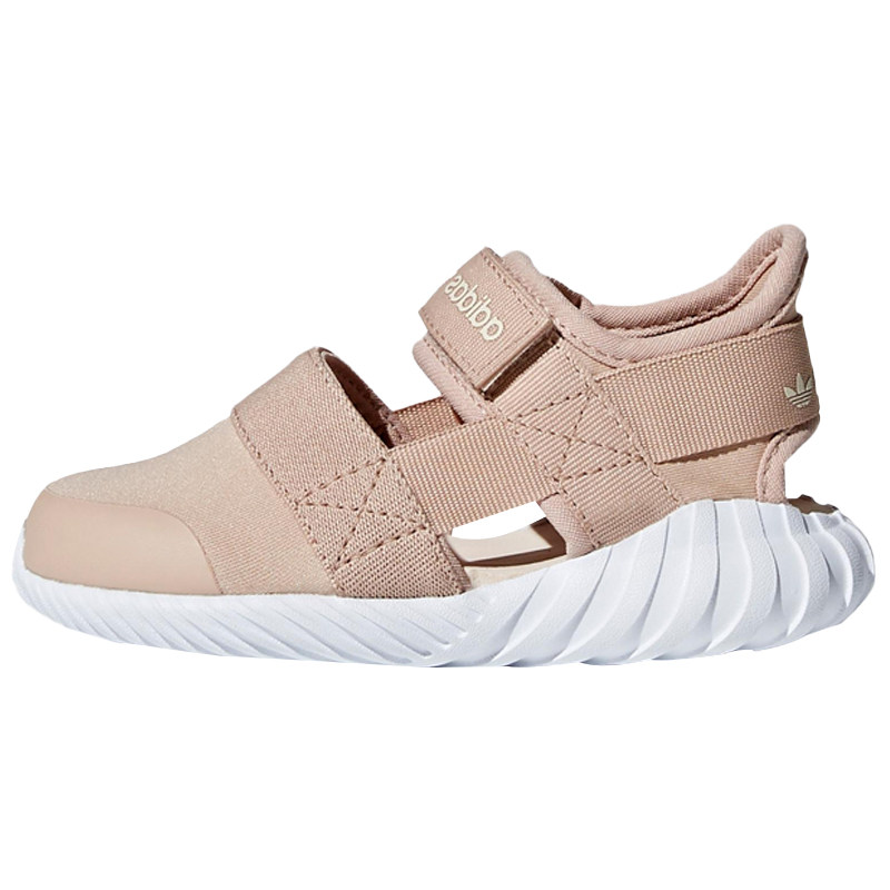 Adidas/阿迪达斯正品DOOM SANDAL三叶草小童运动包头凉鞋 BB6699