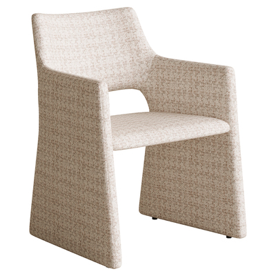 PAULJOHN进口棉麻设计师款餐椅