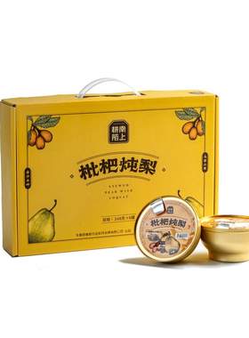 水果罐头枇杷炖雪梨248g*6碗