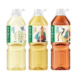 农夫山泉东方树叶无糖茶饮料茉莉花茶饮料1.5L*6瓶大瓶分享装整箱