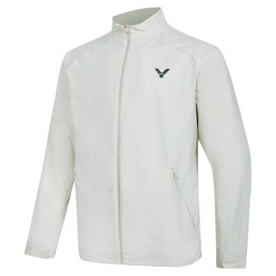 25新victor胜利羽毛球服威克多球星秋冬大赛款长袖外套拉链J55600