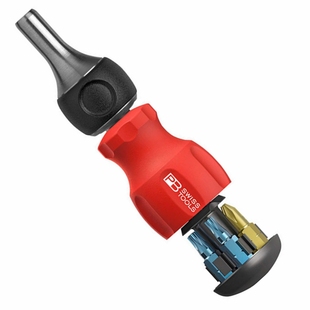 原装瑞士PB SWISS TOOLS棘轮螺丝刀手柄 带6根批头PB 8453.R-30