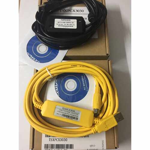 议价黑/黄色可选TSXPCX3030，NEZA，TWIDO系列PLC编程线，支持WIN