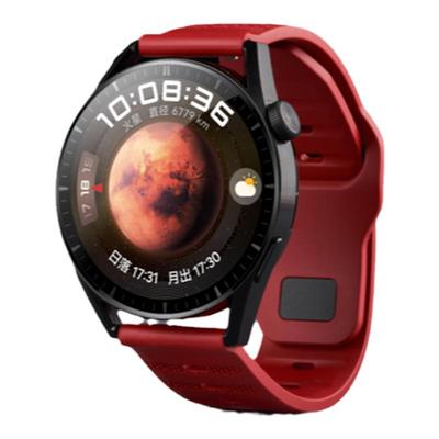 适用华为GT6Pro手表带watch5氟橡胶gt5pro腕表带4pro运动GT4新款GT5智能gt3男watchgt5女2高级ultimate秋buds