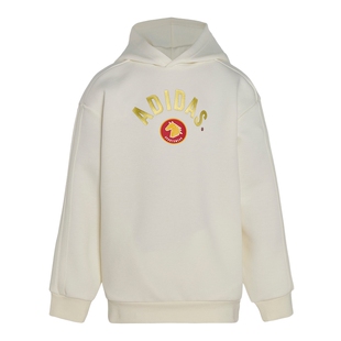 adidas阿迪达斯2026春新年款马年套头衫春男女大童连帽卫衣KG5930