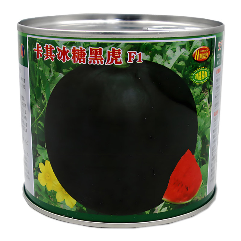 冰糖黑虎西瓜种子黑皮西瓜籽