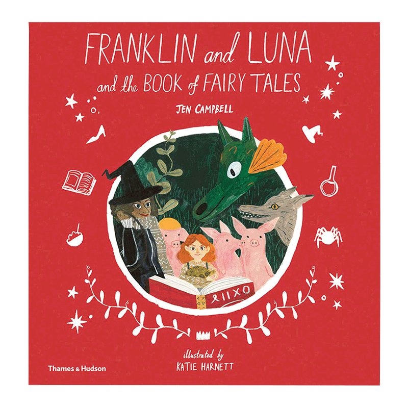 富兰克林的童话franklin and luna 绘本故事书 低幼童书 亲子绘本 童话故事 儿童读物 进口原版书籍脑力开发绘本 全英文版英语书籍