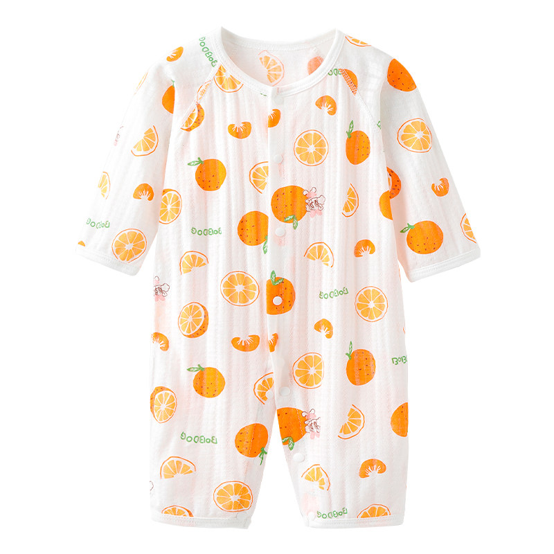 巴布豆纯棉夏季薄款婴儿衣服