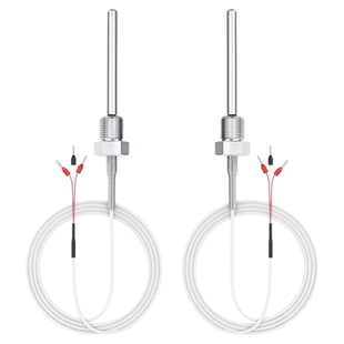 WZP-PT1000感温探头PT100螺纹插入式铂热电阻K型热电温度传感器