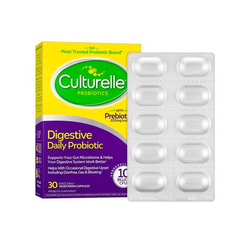 【消化加强款】Culturelle康萃乐益生菌成人大人调理肠胃代谢30粒