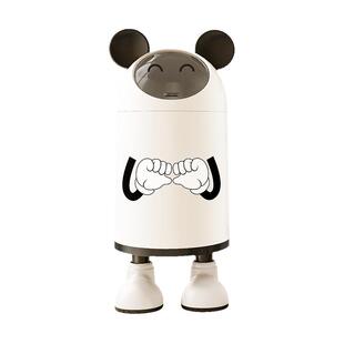 站脚垃圾桶家用新款高颜值客厅卧室厨房厕所大号带盖创意儿童纸篓