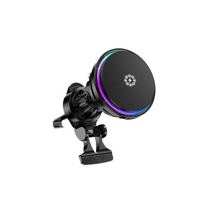 A&R车载磁吸无线充散热导航支架