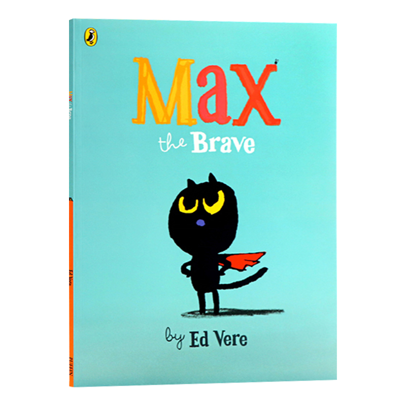 现货英文原版勇敢的麦克斯 Max the Brave 夜晚的麦克斯 Max at Night麦克斯和小鸟 Max and bird 三册幼儿情商培养儿童睡前故事书