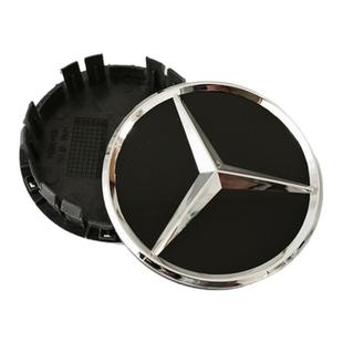 适用奔驰GLE53轮毂盖S400 C43 GLC43 E300 C260 S480 EQE车轮标盖