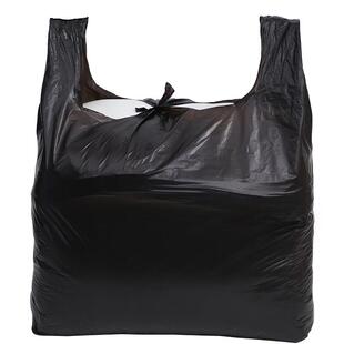 背心式垃圾袋大号黑色加厚商用物业环卫手提式厨房大垃圾桶塑料袋