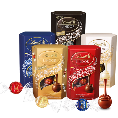 瑞士莲软心黑巧克力牛奶lindt
