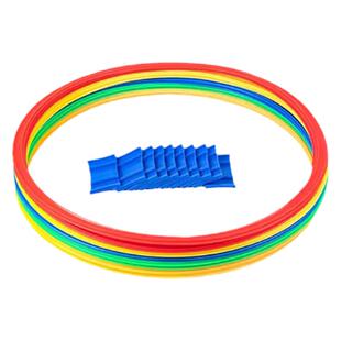 幼儿园儿童跳房子跳格子跳圈圈环体能敏捷圈感统训练运动器材玩具