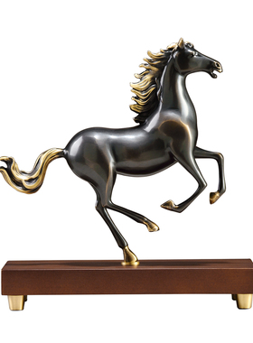 马到成功铜马摆件领导高档老板办公室桌面装饰工艺品商务开业礼物