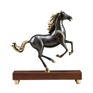 马到成功铜马摆件领导高档老板办公室桌面装饰工艺品商务开业礼物