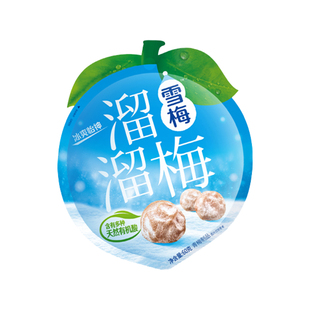 溜溜梅袋装60g*48包青梅雪梅乌梅杨梅绿茶梅西梅果干蜜饯便宜整箱