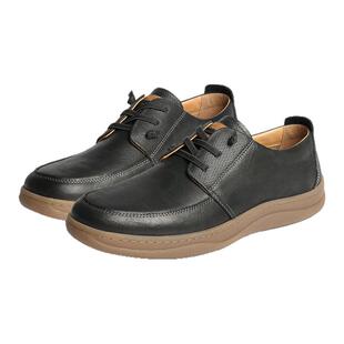 森达休闲皮鞋男2025秋新商场同款头层牛皮鞋厚底运动皮鞋41CB6CM5