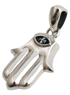 老银匠佛手朋克风吊坠现货