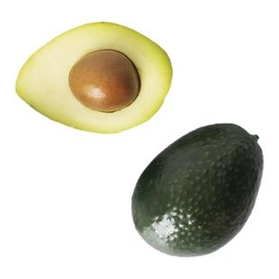 仿真牛油果切片道具摄影样板间假水果陈设装饰品食物模型厨房摆件