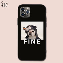 rkq萌趣法斗犬苹果可爱狗手机壳1