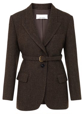 【高智系列】朗姿老钱风高端羊毛西装通勤西服女2025年冬季新款