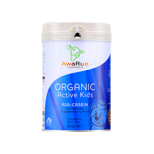 AwaRua阿瓦鲁新西兰原装进口有机A2学生营养配方奶粉儿童成长高钙
