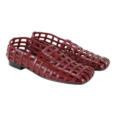 钟楚曦同款 YOEYYOU设计师品牌25春夏新品 皮革凉鞋 SOLSOL买手店