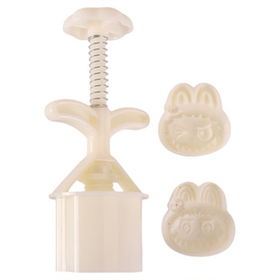 25-50g亲子DIY烘焙熊猫卡皮巴拉手压绿豆糕点月饼凤梨酥食品模具