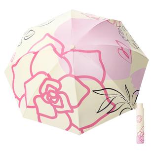 新品天堂伞大花三折叠防晒防紫外线太阳伞轻巧便携晴雨伞女两用男