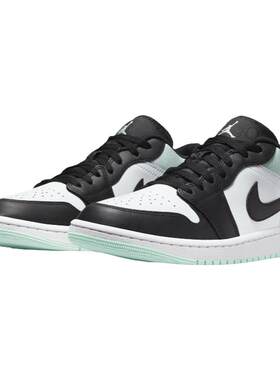 Air Jordan 1 Low AJ1白黑绿 低帮复古篮球鞋DM1199-100