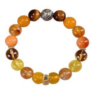 十二生肖本命年八大守护神手链2026马年泰岁招财手串天然水晶手链