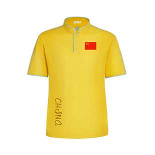 中式立领儿童武术服表演T恤男太极训练服女练功服短袖教练服定制