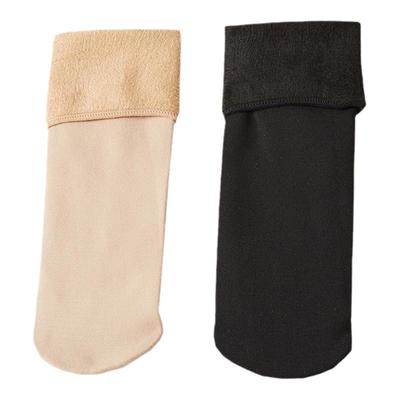 中筒加厚加绒保暖袜防寒冻雪地