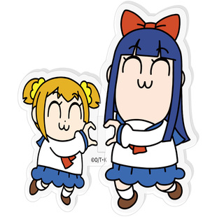 歪瓜出品 POP子和PIPI美的日常 磁吸亚克力冰箱贴创意立牌备忘录