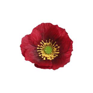 虞美人仿真花头DIY服饰配件 手工罂粟花花朵节日婚庆发饰服饰装饰