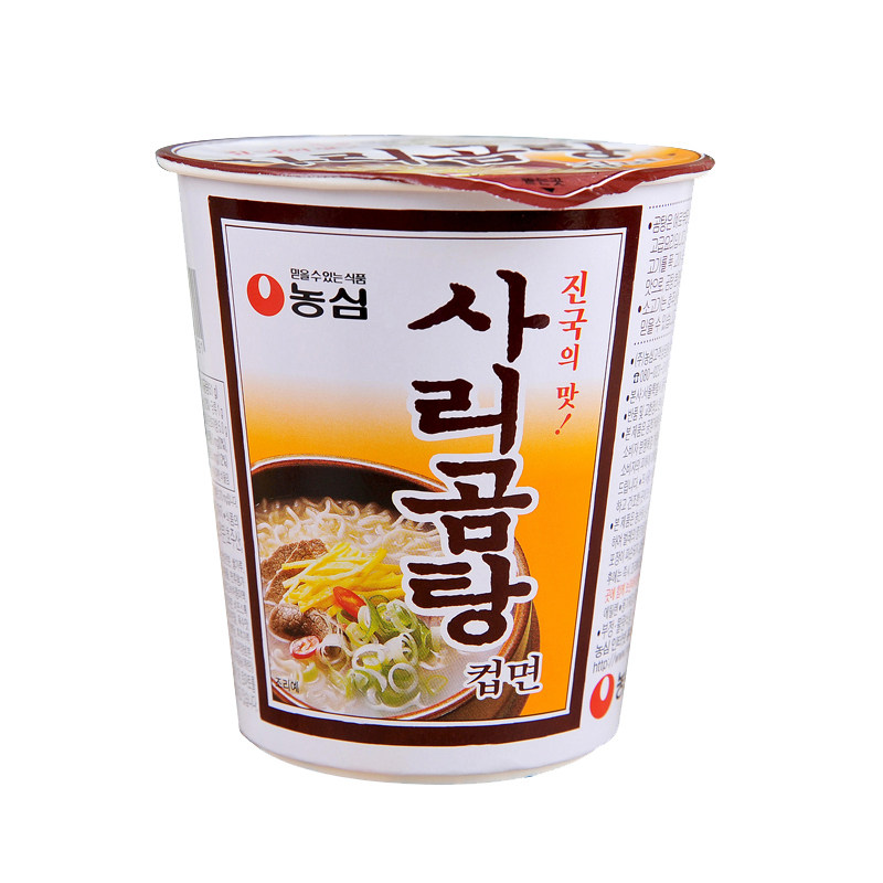 农心牛骨汤味韩国杯面速食