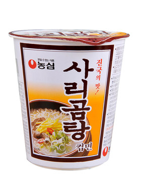 农心牛骨汤味韩国杯面速食