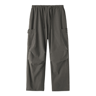 SMILE DDD美式复古降落伞裤小个子多口袋宽松jazz舞阔腿街舞裤子