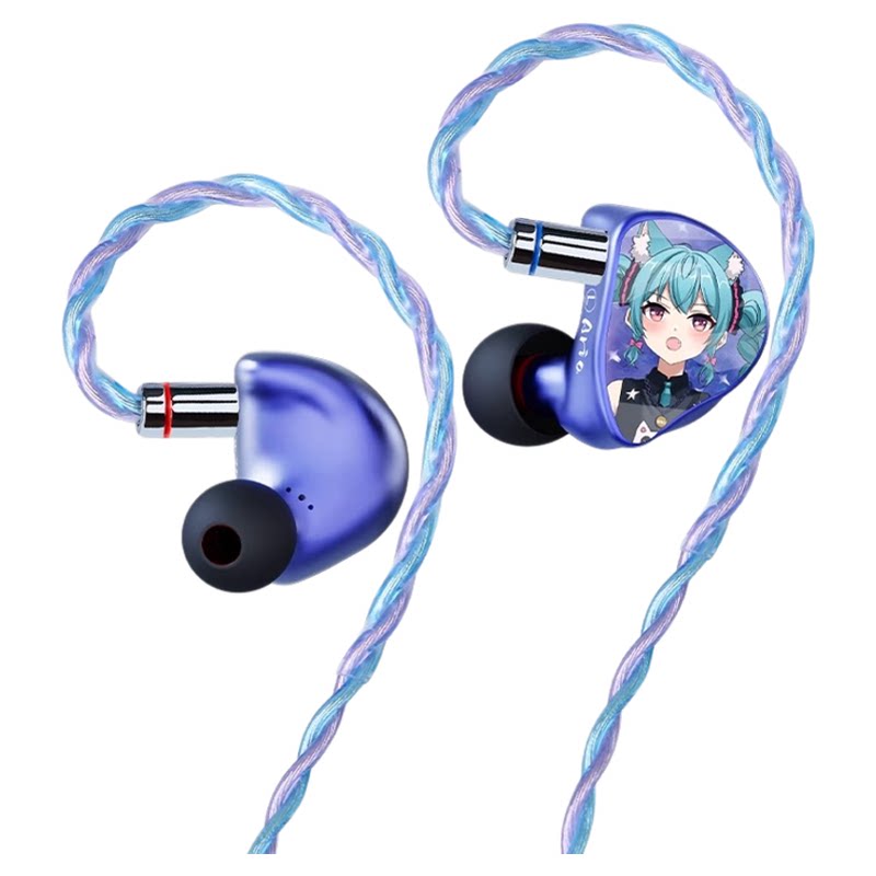 CVJ绮梦Aria入耳式耳机动圈HiFi有线苹果平头可调音监听电脑耳塞