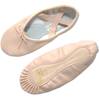 牛皮初学者加厚进口芭蕾舞鞋软底