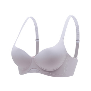 新一步无痕提拉小胸聚拢内衣女士加高侧翼强收副乳性感上托文胸罩