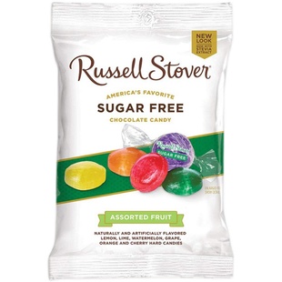 美国直邮Russell Stover SugarFree Fruits Candy 无糖什锦水果糖