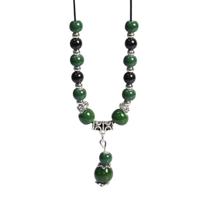 民族风气质项链女景德镇陶瓷毛衣链百搭秋新款锁骨链古风服饰配饰