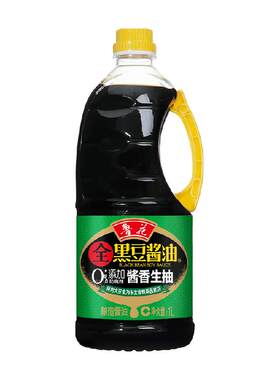 鲁花全黑豆酱香浓郁生抽1L