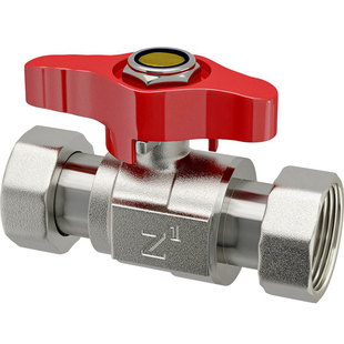 热水器活接球阀外丝全铜内外丝双内丝6分转4分四大流量壁挂炉锅炉